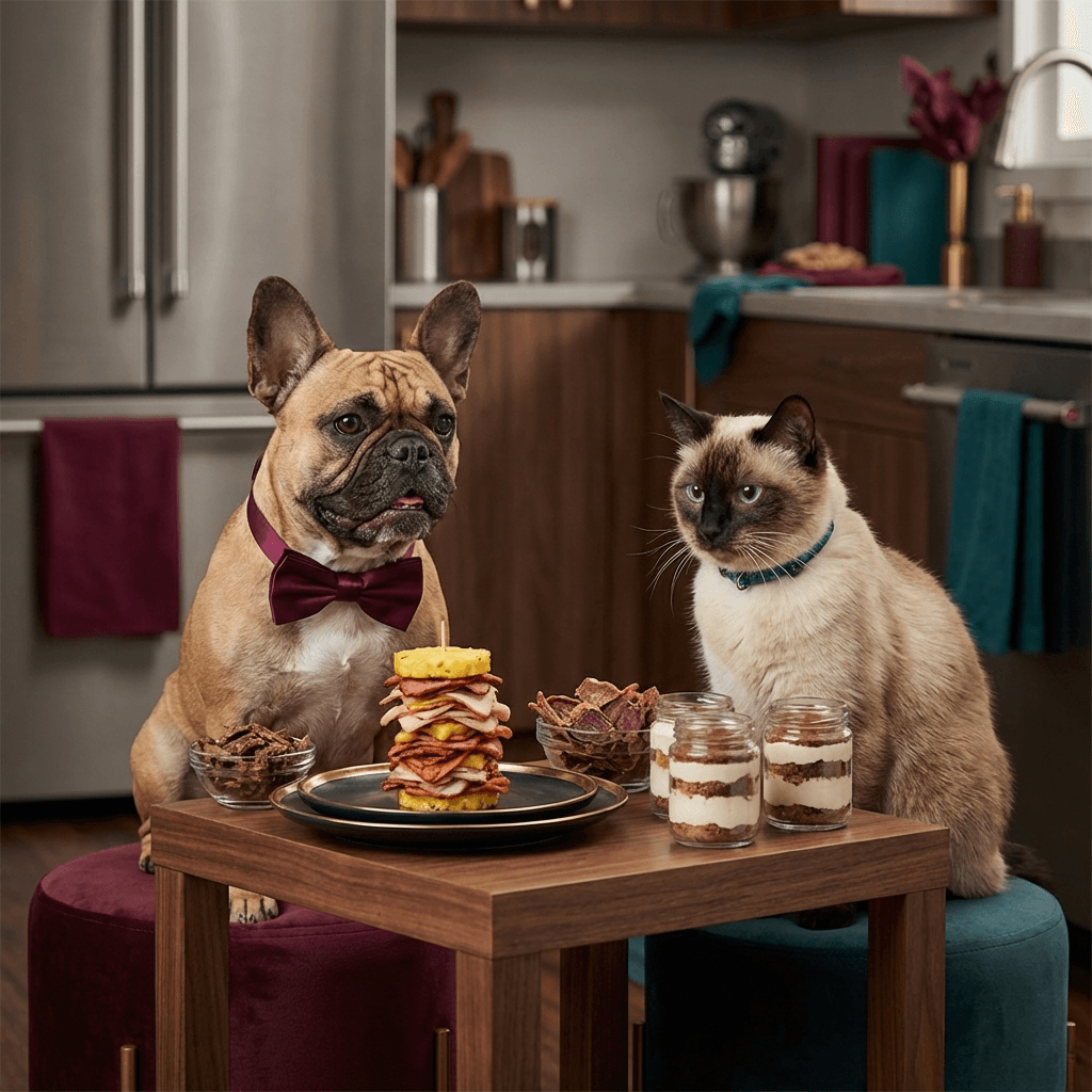 Experiencia Gourmet KittyScratch - Grado Humano y Alta Gastronomía para Perros y Gatos 🐾