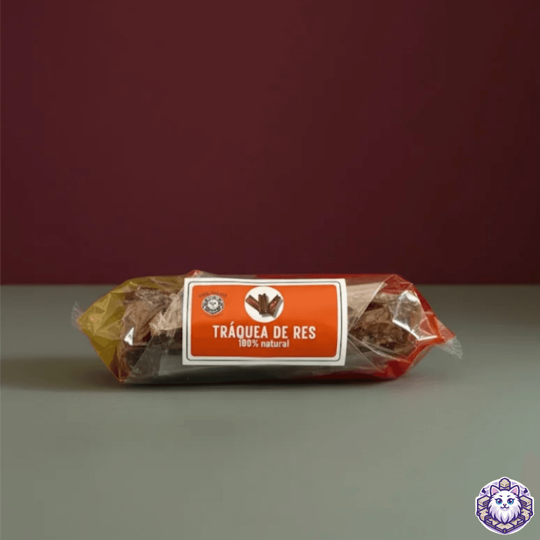 Tráquea de Res Deshidratada | Snack Artesanal de Grado Humano | Receta de Autor Gourmet KittyScratch