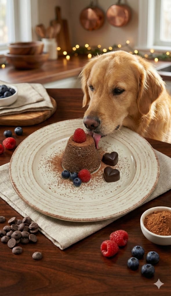 Volcán de “Chocolate” de Algarrobo | Alta Gastronomia para Mascotas | Receta de Autor Gourmet KittyScratch